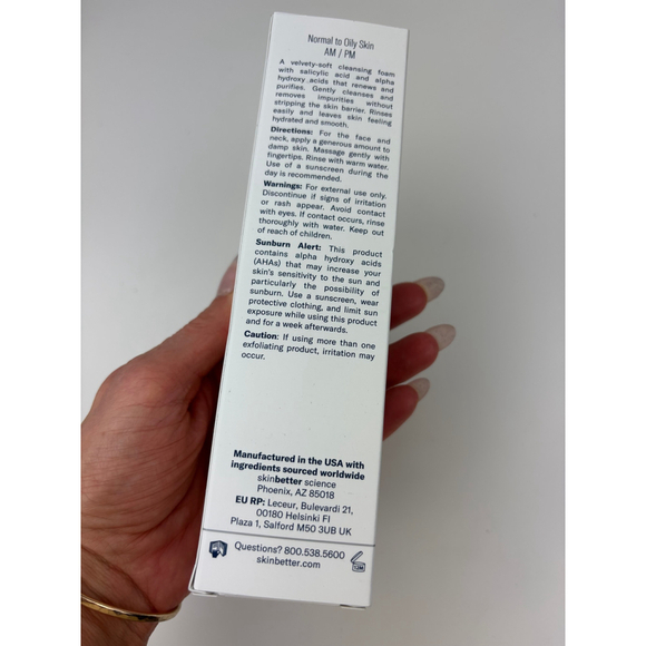 NIB Skinbetter Science Refining Foam Cleanser, 5 fl oz exp 11/2026 - Picture 3 of 5